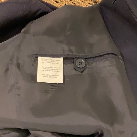 Ermenegildo Zegna navy blue cashmere blazer - Picture 7 of 7